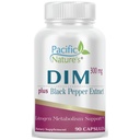 Pacific Nature's DIM 300mg με Μαύρο Πιπέρι (90 κάψουλες) Diindolylmethane Supplement for Hormone Balance and Support for Both Men & Women - Χωρίς γλουτένη, Μη ΓΤΟ