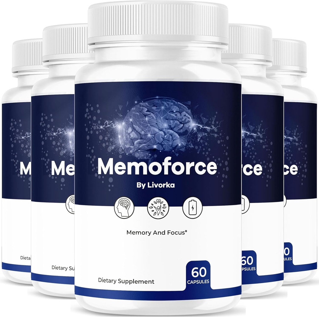 (5 Pack) Memoforce Beyin Tamamı - Resmi Memoforce Premium Formula Pills, Gelişmiş Destek Memo Force Brain Supplement For Wellness & Genel Sağlık, Memoforce Yorumlar, 300 Capsules 5 Ay Boyunca
