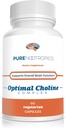 Saf Nootropics - Optimal Choline Kompleksi - Alfa GPC/CDP Citicoline Blend - 300 mg | Bilişsel Destek | Beyin & Kas Destek |