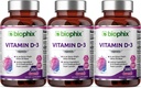Biophix Vitamin D-3 10000 IU 380 Softgels 3 Pack - Ekstra Virgin Zeytinyağı'nda Yüksek Lisanssızlığı (GMO Soy Özgür Destekler Güçlü Bones Immune Health