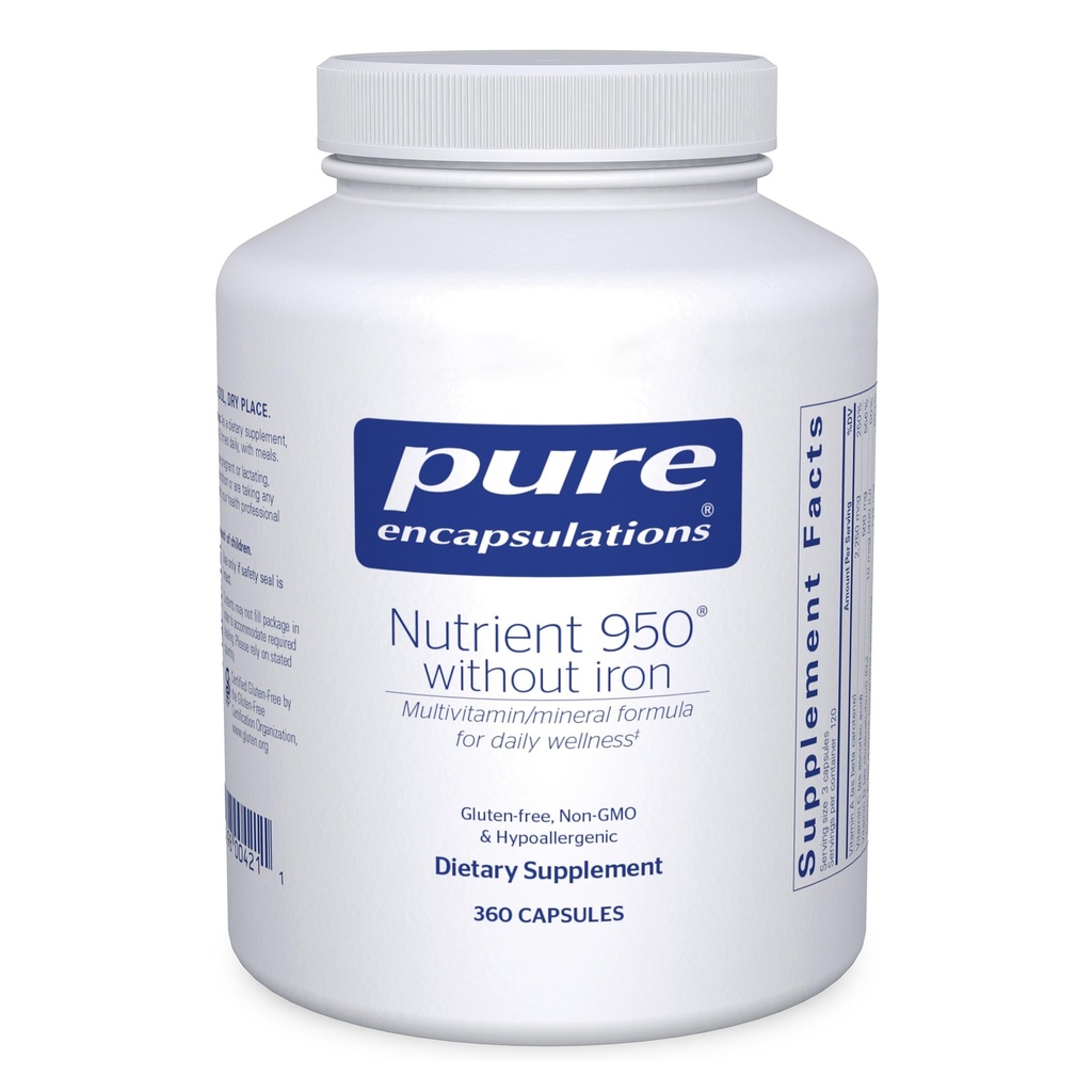 Pure Encapsulations Nutrient 950 Χωρίς Σιδήρο 
