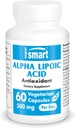 Supersmart - Alpha Lipoic Acid 500mg ανά ημέρα - Υψηλής ισχύος Universal Antioxidant - ALA συμπλήρωμα 
