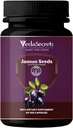 Jamun (Blackbarry) Capsules 60 Kont | Syzygium Cumini | %100 Doğal Jamun Tohum Tozu | Herbal Supplement | Ayurvedic Beslenme | Digestive & Wellness Support