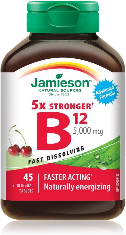 Jamieson Vitamin B12 5.000 mcg, 45 sekme