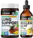BIO KRAUTER Lung Υποστήριξη 60 Gummies & Mullein Βάμμα 4 Fl. Oz.