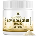 Kroppssund Bovine Colostrum Toz Supplement 3000 mg - Ekstra Yüksek %60 IgG Bovine Colostrum - Gut, Bone, Egzersiz, Immune - 50 Hizmet (1 Şişe)