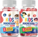 Çocuklar için SUNNY SAM Magnezyum Gummies - 100 mg ve Magnezyum Gummies for Kids 500mg. Magnezyum Chews - Magnezyum Citrate Chewable Supplement for Mood & Muscle Support