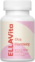 OVA Harmony - Myo & D Chiro Inositol Capsule - 40:1 - Ovarian Function Support - Hormonal Balance - 120 Inositol Supplement Capsules