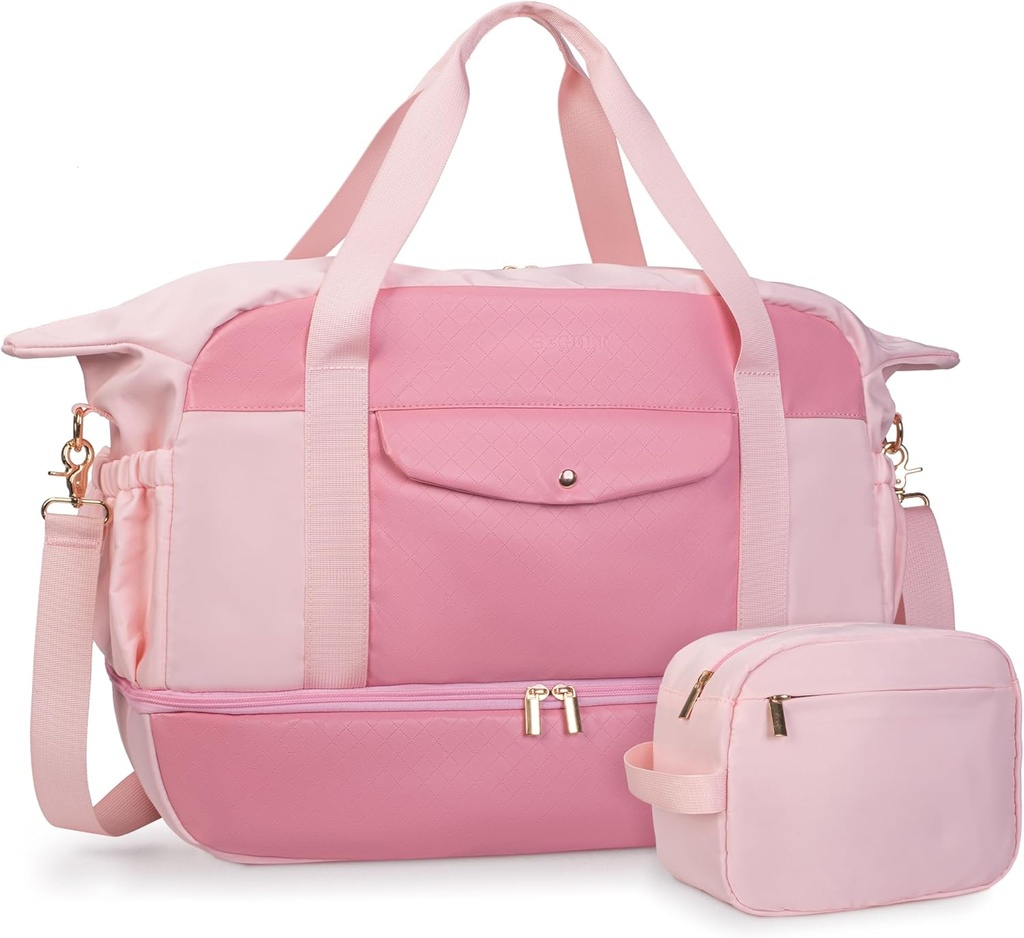 Women Travel Tote Çantası için Hafta Sonu Çanta, Geceden Duffle Çantaya Taşı