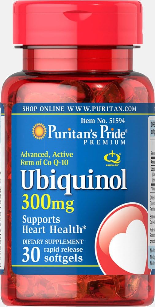 Puritan'ın Gurur Ubiquinol 300 mg Softgels, 30 Kont