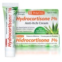 De La Cruz% Hydrocortisone Cream - maksimum Güçlü - Topical Anti Itch Hydrocortisone Cream with Aloe Vera and Moisturizers for Kuru Skin, Redness, Dermatitis, Eczema ve Rashes - 1 OZ (28g)