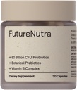 10 Προηγμένα στελέχη, πρεβιοτικά, και βιταμίνες Β για την ολική Digestive & ανοσοποιητική υγεία, υποστηρίζει περιστασιακή δυσκοιλιότητα, Bloating, Διάρροια - 30 Count/Bottle