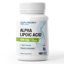 Puregen Labs Alpha Lipoic Acid 600mg [High Potency] 180 Σερβιρίσματα - Αντιοξειδωτική Υποστήριξη 
