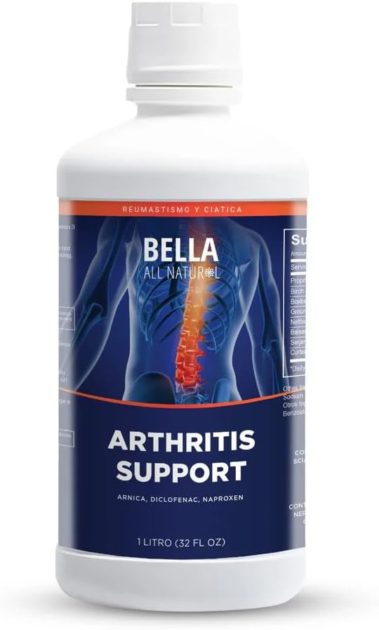 Bella All Natural Joint Support Liquid – 32 fl oz High Abception for Joint Comfort, Mobility, Flexability & Bone Health