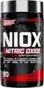 NIOX Extreme Pumps - 90-Count Pre-Workout Pump Supplement with Arginine Nitrate, C, AstraGin for Muscle Pump, Vascularity, Endurance, NO3-Count Pre-Workout Pump Supplement with Arginine Nitrate, Vitamin C, AstraGin for Muscle Pump, Vascularity, Endurance, NO3-Count T T T