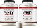 3-in-1 Whey proteini Toz Unflavored 2 x 5lb – Whey Hydrolysate, Isolate and Inter per Service – Non-GMO, Soy-Free, Sugar-Free – 126 Servisler