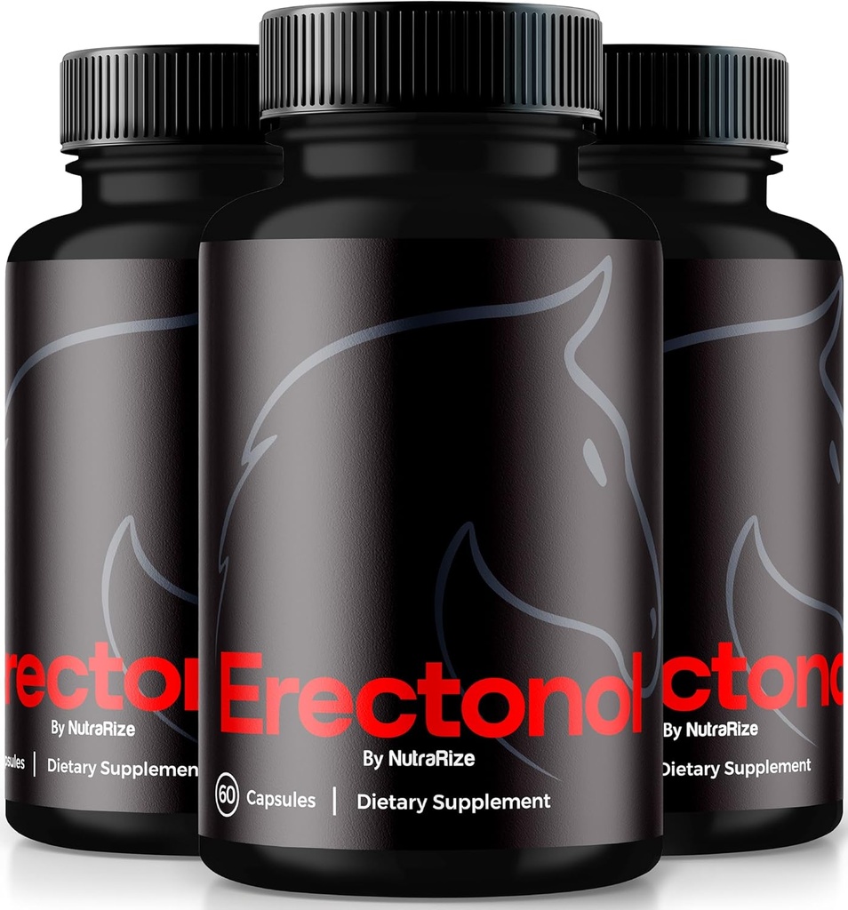 (3 Pack) Erkekler için Erectonol Capsules, Erectonol Male Diyetary Supplement, Men's Wellness ve Peak Performansı için Daily Formula Pills, Active Lifestyle, Yorumlar (180 Capsules)