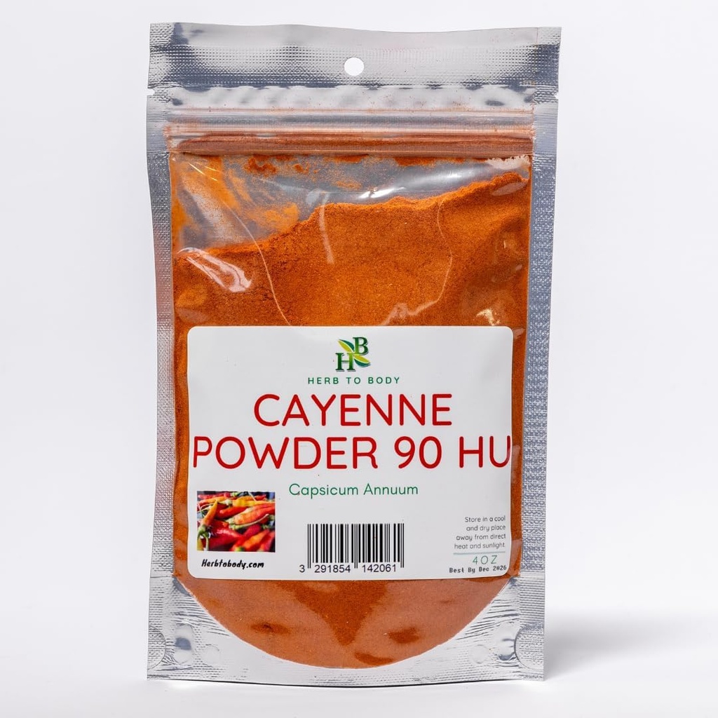 Βότανο σε σώμα Cayenne σκόνη 90 HU 