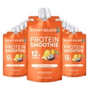 Σχεδιαστής Wellness Protein Smoothie, Αληθινά Φρούτα, Πρωτεΐνη 12g, Χαμηλή Καρβίδα, Μηδενική Προστιθέμενη Ζάχαρη, Χωρίς Γλουτένη, Χωρίς ΓΤΟ, Χωρίς Τεχνητά Χρώματα ή Γεύσεις, Τροπικά, 12 Μέτρα