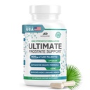 Erkekler için en iyi devlet desteği Sağlık Supplement - 600 mg Saw Palmetto 300 mg Pygeum - 16 Herbs + çinko - Enlarged Prostate & Stop Frequent Urination - 60 Capsules