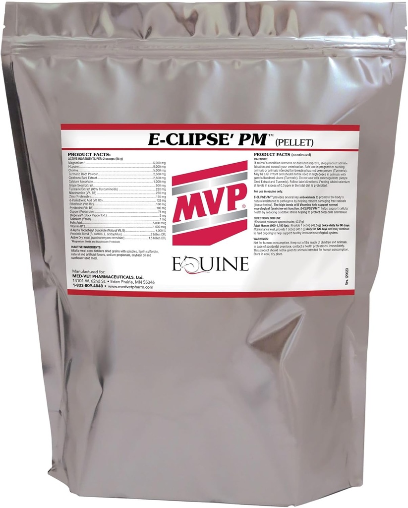 E-Clipse PM (6 lb) Nörologic Sağlık/Immune Horses için Destek