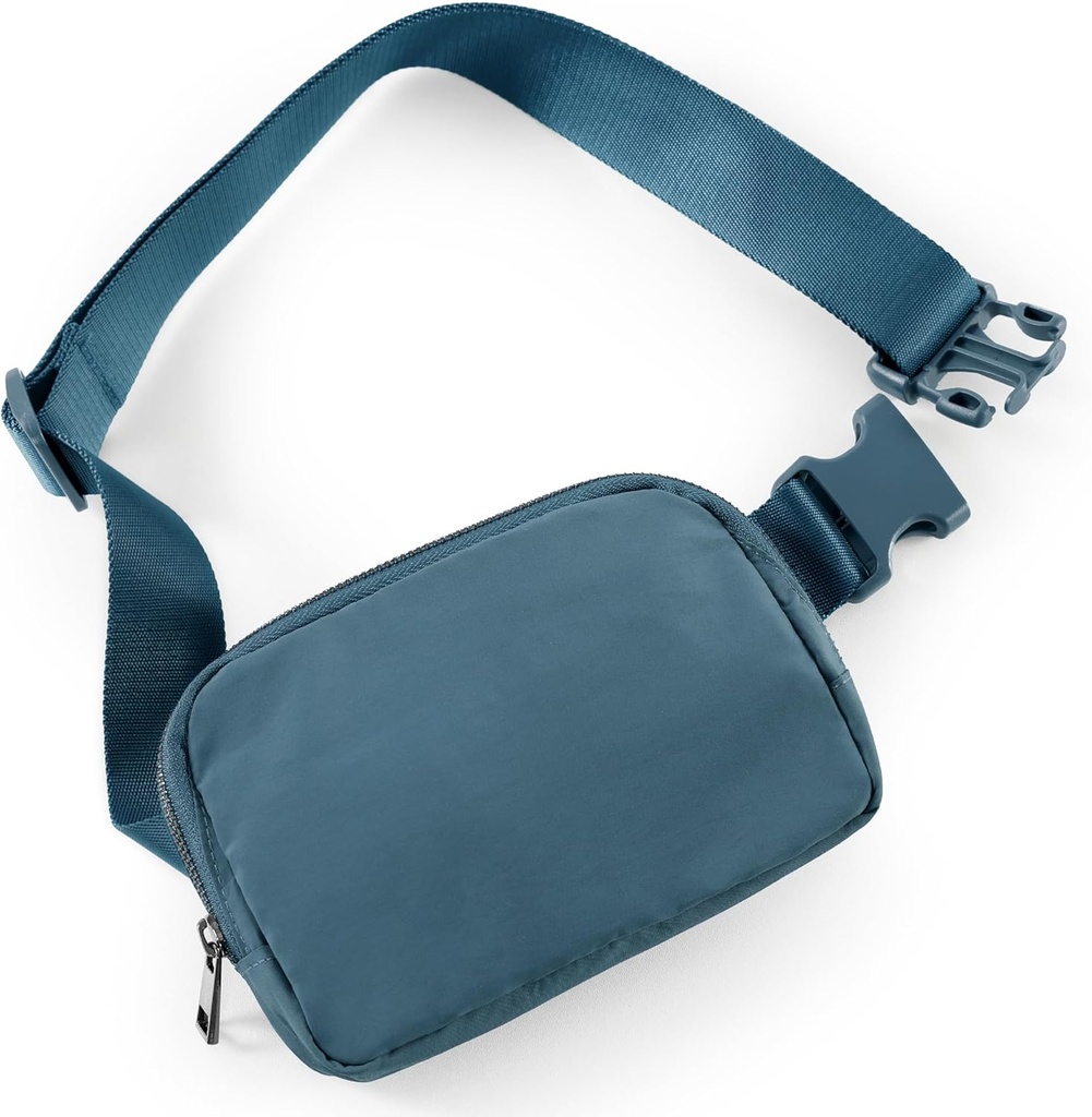 ODODOS Unisex Mini Kemer Bag Atıcı Küçük Fanny Pack for Workout Run Traveling Hiking, Blue Blue Blue