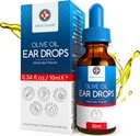Medi Grade Olive Oil Ear Drops for Wax Removal and Blocked Ears, 10 ml - 100% Doğal Kulak Formları Pipette Dropper Softens ile Geri Döndürme ve Sertleştirilmiş Earwax Buildup - Advanced Ear Wax Drops