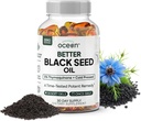 Organiks Ocean Better Black Seed Oil Cold Pressed - Saf Nigella Sativa Oil for Immune Support -% 5 Thymoquinone - Support Memory, Vitality, and Cellular Health