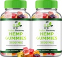 Βότανο Αρμονία Gummies για άνδρες και γυναίκες - Βότανο Αρμονία Gummy, Βότανο Αρμονία Εμπλουτισμένο με εκχύλισμα κάνναβης, Βότανο Αρμονία Φυσικό Hemp Supplement Κριτικές (2 Pack - 120 Gummies)