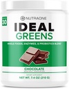 NutraOne Ideal Greens Antioxidant and Nutrient-Rich Superfood Greens Powder Supplement (Chocolate- 30 Servings)
