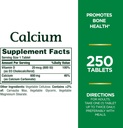 Nature's Bounty Calcium Carbonate & Vitamin D, Υποστηρίζει την Ανοσολογική Υγεία & την Υγεία των Οστών, 600mg Calcium & 800IU Vitamin D3, 250 δισκία (Pack of 2)