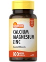 Sundancedis Magnezyum çinko | 100 Caplets | Essential Mineral Supplement | Vejetaryen, Non-GMO ve Gluten Free Formula