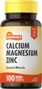 Sundancedis Magnezyum çinko | 100 Caplets | Essential Mineral Supplement | Vejetaryen, Non-GMO ve Gluten Free Formula