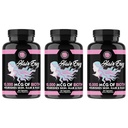 Angry Συμπληρώματα Hair Envy 10.000 mcg Biotin + Κερατίνη, Καλλιέργεια + Hydrate Hair, Ενίσχυση Thicken Nails, Clear & Nourish Skin – Βοήθεια Βλάβη Λεπτά μαλλιά, (3-Bottles)