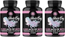 Angry Supplements Saç Envy 10.000 mcg Biotin + Keratin, Grow + Hydrate Saç, Kuvvetli Çiçeği, Clear & Nourish Skin - Hasarlı İnceleme Saçları Yardım, (3-Bottles)