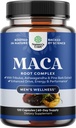 Potent Black Maca Root Capsules for Men - Herbal Wellness Supplement with Sibirya Zebra Ashwagandha and Black Maca Root - Men's Wellness Supplement to Support General Health (60 Hizmet)