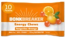 Bonk Breaker Energy Chews, Dairy-Free, Gluten-Free Materialss to provide Quick Energy and Focus, 1 Box of 10 Packets, Tangerine Orange