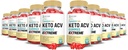 (10 Pack) Hızlı Keto ACV Gummies Gelişmiş Formula 1000MG Hızlı Keto Gummies Apple Cider Vinegar Formula B12 Vegan Non GMO 600 Gummys