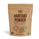 MB Herbals Haritaki Toz 8 oz / 227 Gram / 0.5 lb | Inknut Toz | Terminalia chebula Harde Chebulic Myrobalan | Gluten Free | No Preservstives