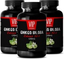 VIP VITAMINSinkgo G Gramoba for Friends - Ginkgo Biloba Leaf 120mg - Sağlıklı Beyin Fonksiyonu (3 Şişeler - 150 Capsules)
