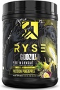 RYSE Godzilla X Noel Deyzel Pre Workout Toz - Passion Pineapple - 400 mg Caffeine, High Stim Pre-Workout for Men & Women with Citrulline & Beta Alanine - Enerji, Pump & Focus - 20/40 Oda