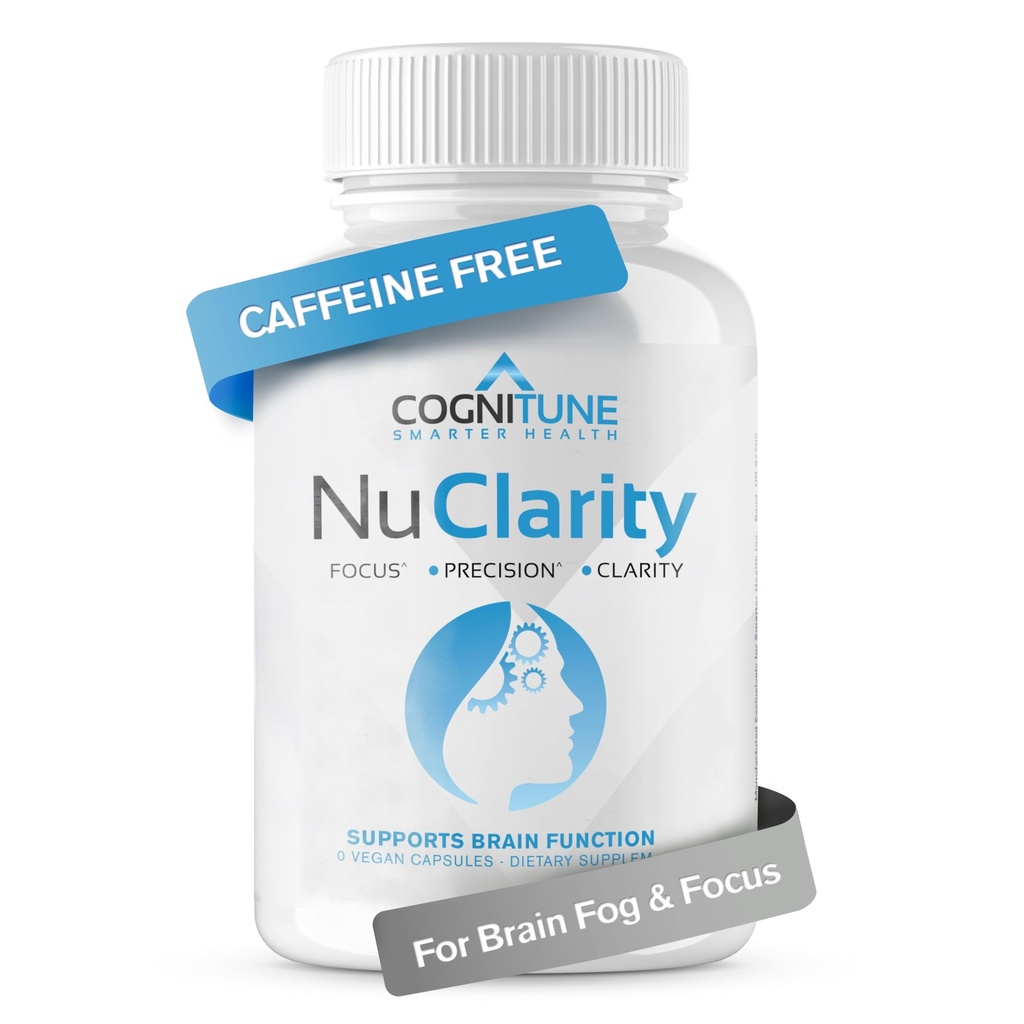 NuClarity - Premium Nootropic Brain Supplement - Focus, Energy, Memory ATM - mental Clarity & Cognitive Support - Ginkgo Biloba, Bacopa Monnieri, Alfa-GPC, Phosphatidyline, Rhodiola Rosea
