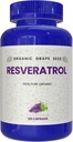 100% Saf Organik Beneficial Resveratrol, 120 Capsules, Antioksis & Trans-Resveratrol, Anti-Aging, Cardiovascular Destek, Immune Boost, mental Clarity,
