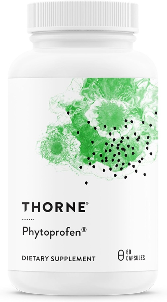 THORNE - Phytoprofen - Ginger, Boswellia ve Curcumin - Yararlı veya Cerrahiden Sonra Sağlıklı Cytokine Dengesini ve Kurtarmayı Destekler* - Gluten-Free, Soy-Free, Dairy-Free - 60 Capsules