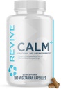 Revive MD Calm, Emational Well-Being Support Supplement - Διαχείριση Στρες για Άνδρες & Γυναίκες - Mood Enhancement Supplement Promotes Relaxation with L-Theanine, GABA & 5-HTP (180 Κάψουλες, 30 Υπηρεσίες)