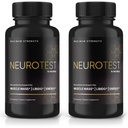 (2 Pack) Neuro Capsules - Erkekler için NöroTest Diyetsel Supplement, Genel Wellness ve Peak Performansı için NöroTest Günlük Formula Pills, Nöro Test Yorumları (120 Capsules)
