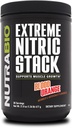 NutraBio Extreme Nitric Stack, Nitrik Çimento ve Hücre Formula- 30 Hizmeti (Kan Orange)
