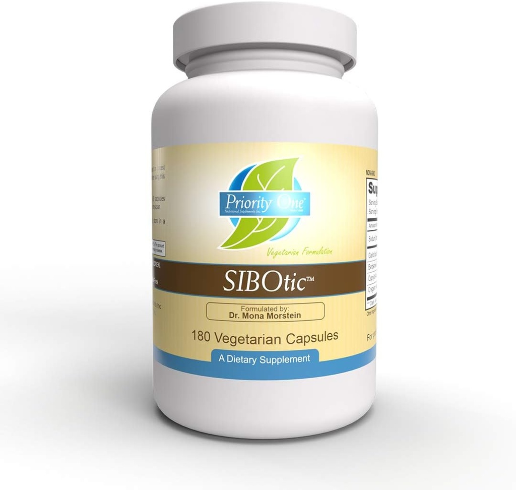 Προτεραιότητα One Vitamins SIBOTICTM (180) Caps - Υποστήριξη για Υγιή Μικρά Εντερικά Βακτήρια Ισορροπία.* Αποκλειστική διατύπωση από τον Δρ Mona Morstein Κλινική δύναμη