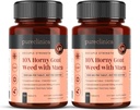 10X εκχύλισμα αγριόχορτου (3750mg) εκχύλισμα Μακά (2500mg) x 360 δισκία (2 φιάλες των 180) - 1 έτος προσφοράς