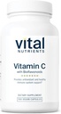Vital Nutrients C ile Bioflavonoyaklar | Immune Support için Vegan Supplement* | 1000 mg C ve 500 mg Citrus Bioflavonoid | Gluten, Dairy and Soy Free | Non-GMO | 100 Capsules